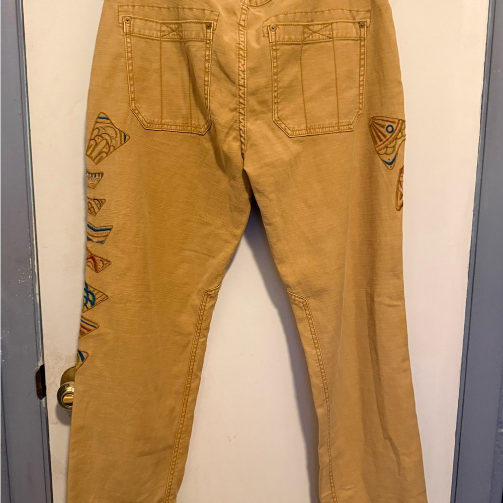 Pilcro The Wanderer Embroidered Trousers from Anthropologie - Picture 2 of 7
